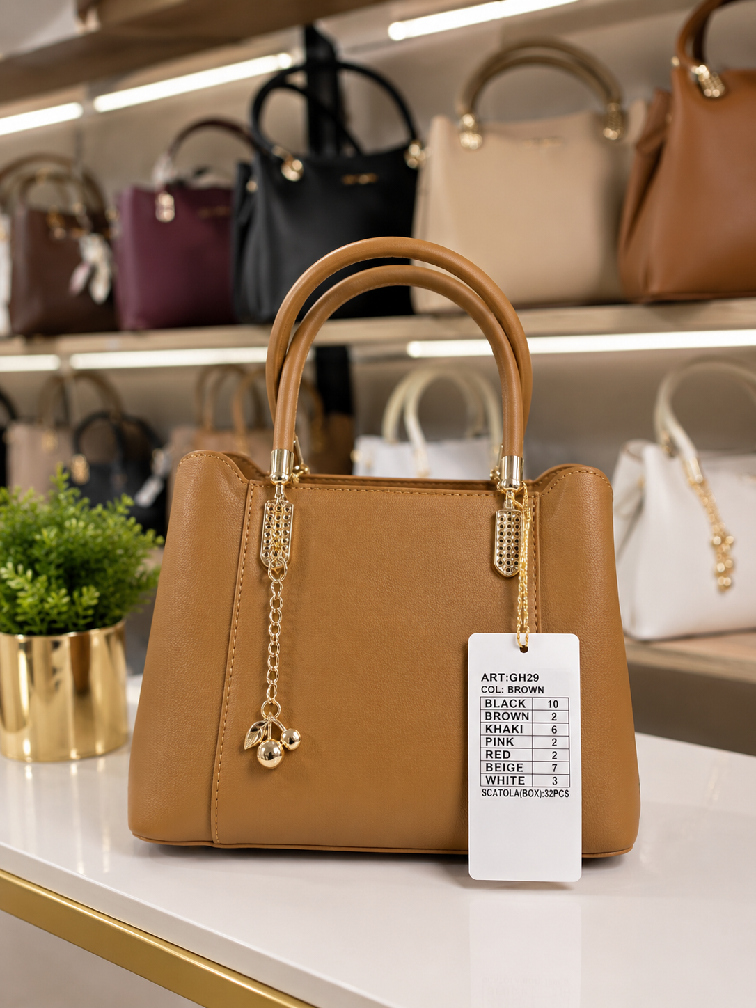 Sac à main GH29 marron